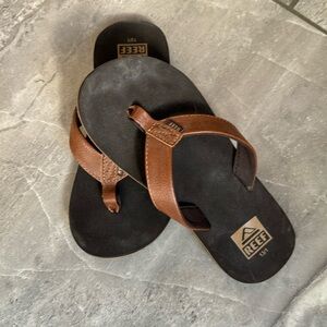 Reef Brown Flip Flops - 13C/1Y